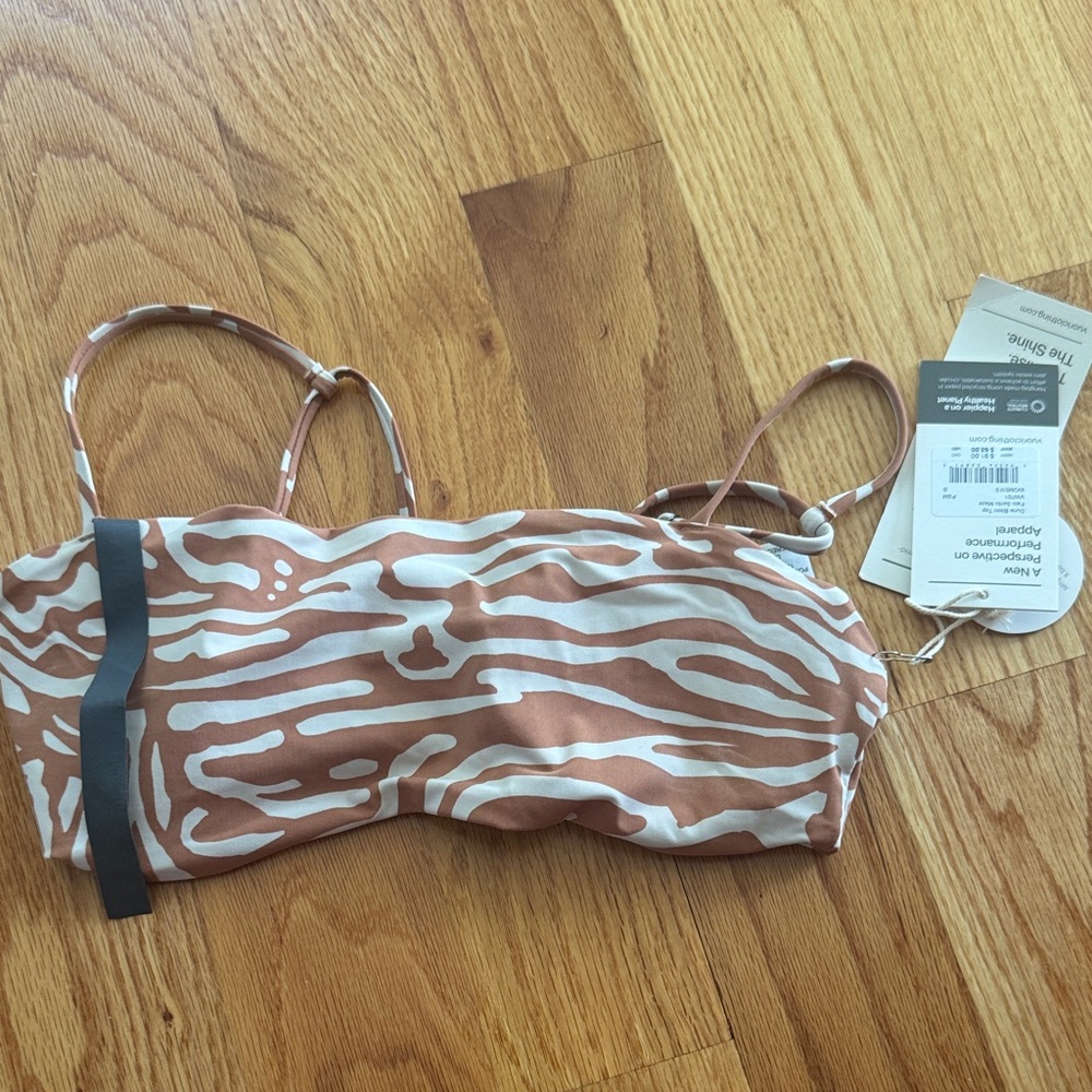 Vuori dune bikini top women’s small palo santo maze new with tags